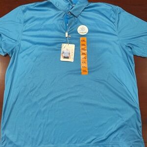 COOLA Blue Polo Shirt with Classic Collar